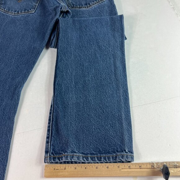Levi's Jeans Men's 29 x 29* 517 Boot Cut Blue Faded Cotton Denim Tag 32 x 30 - Picture 11 of 16